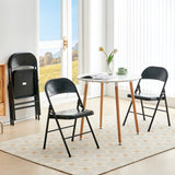 Ensemble de chaises pliantes empilables  (ensemble de 2/4) - Noir-FAIR