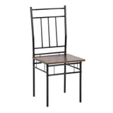 MARA Chaises de salle à manger rétro (lot de 6) - Bois/Grain de chêne clair