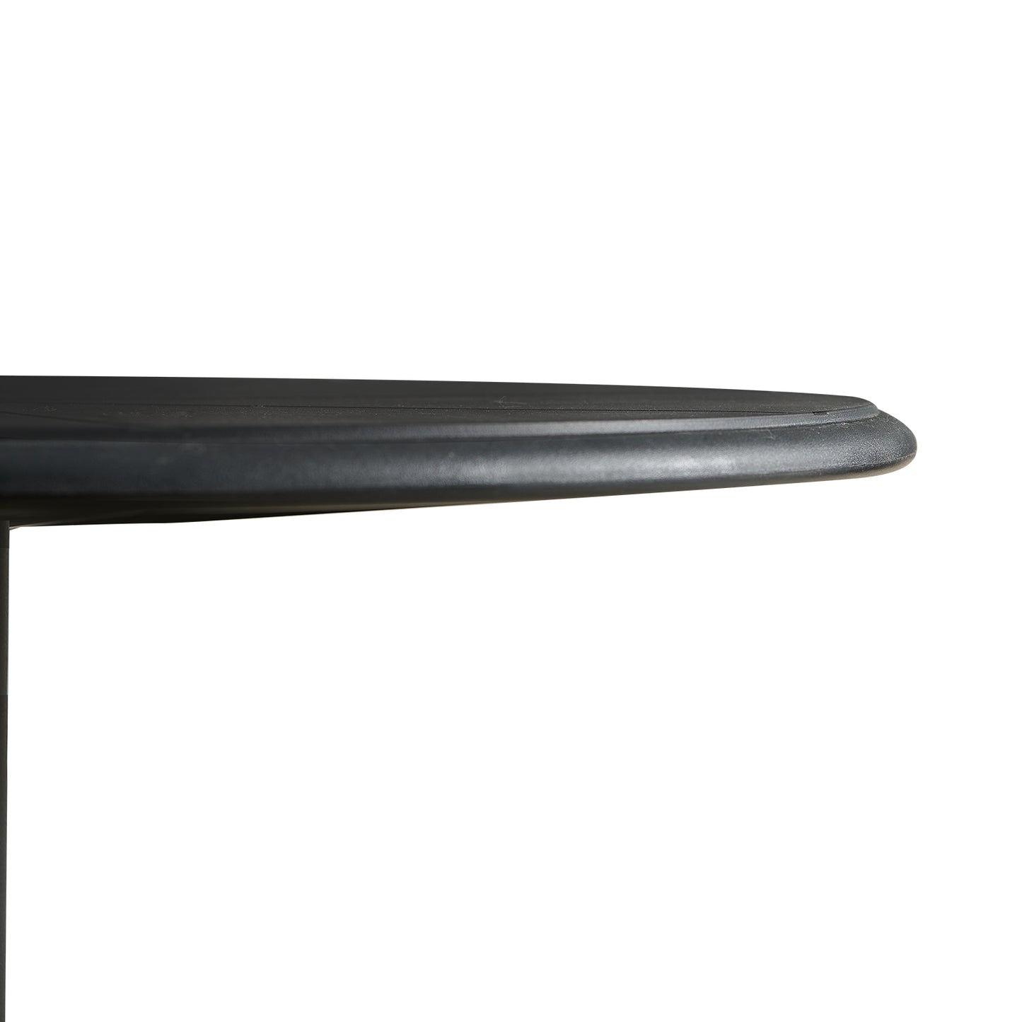 Table de cocktail moderne haute 75 cm, noire