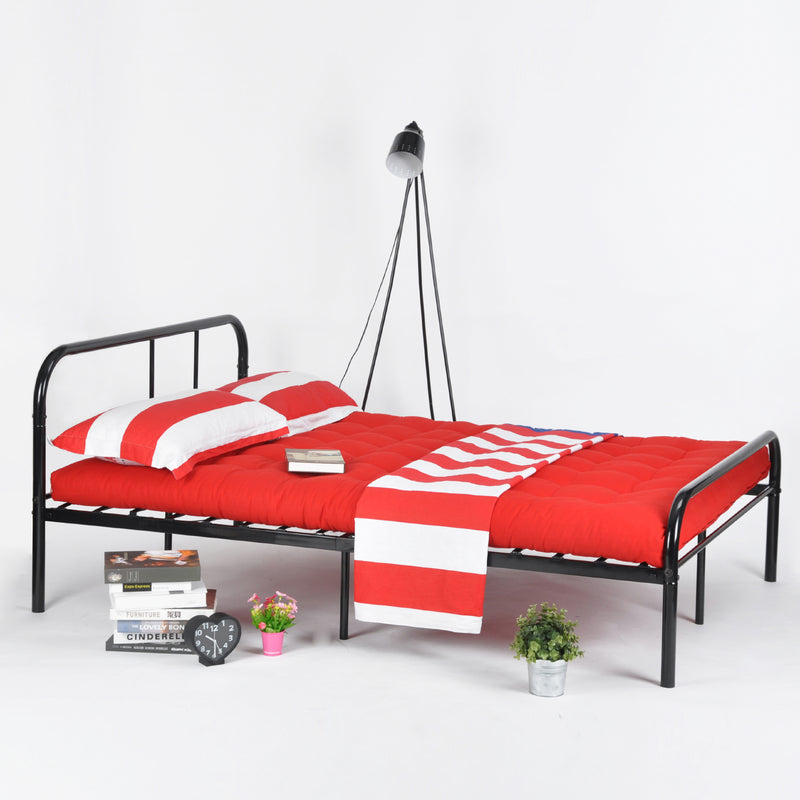 MILO Metallbett 90x190 Cm 2er-Set - Noir
