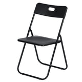 MIMOSA Chaise pliante légère et polyvalente pratique pour l'intérieur et l'extérieur - Noir mat