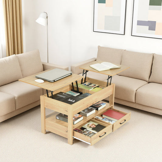 MORAN Table basse rectangulaire réglable en hauteur