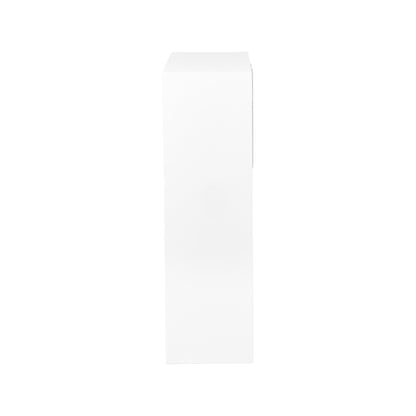 Bookcase Freestanding Storage Unit, 8 Open Compartments-Cloud White