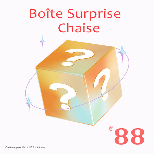 【MYSTERY BOX】Ensemble de 4 chaises design aléatoires