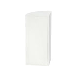 Étagère d'angle à 2 niveaux en bois moderne Étagère d'angle de 56 cm de haut Petite bibliothèque-Blanc-NEWELL