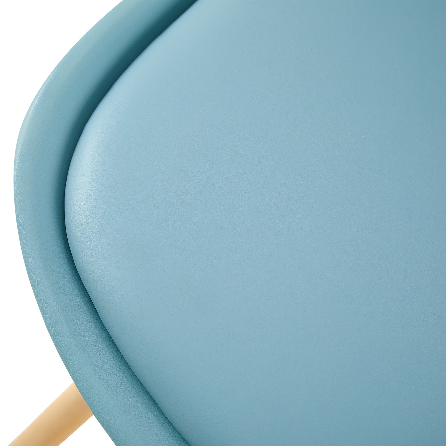 Lot de 4/6 Chaises Latérales OATS – Gris Bleu Clair / Gris Bleu Foncé/Crème glacée verte