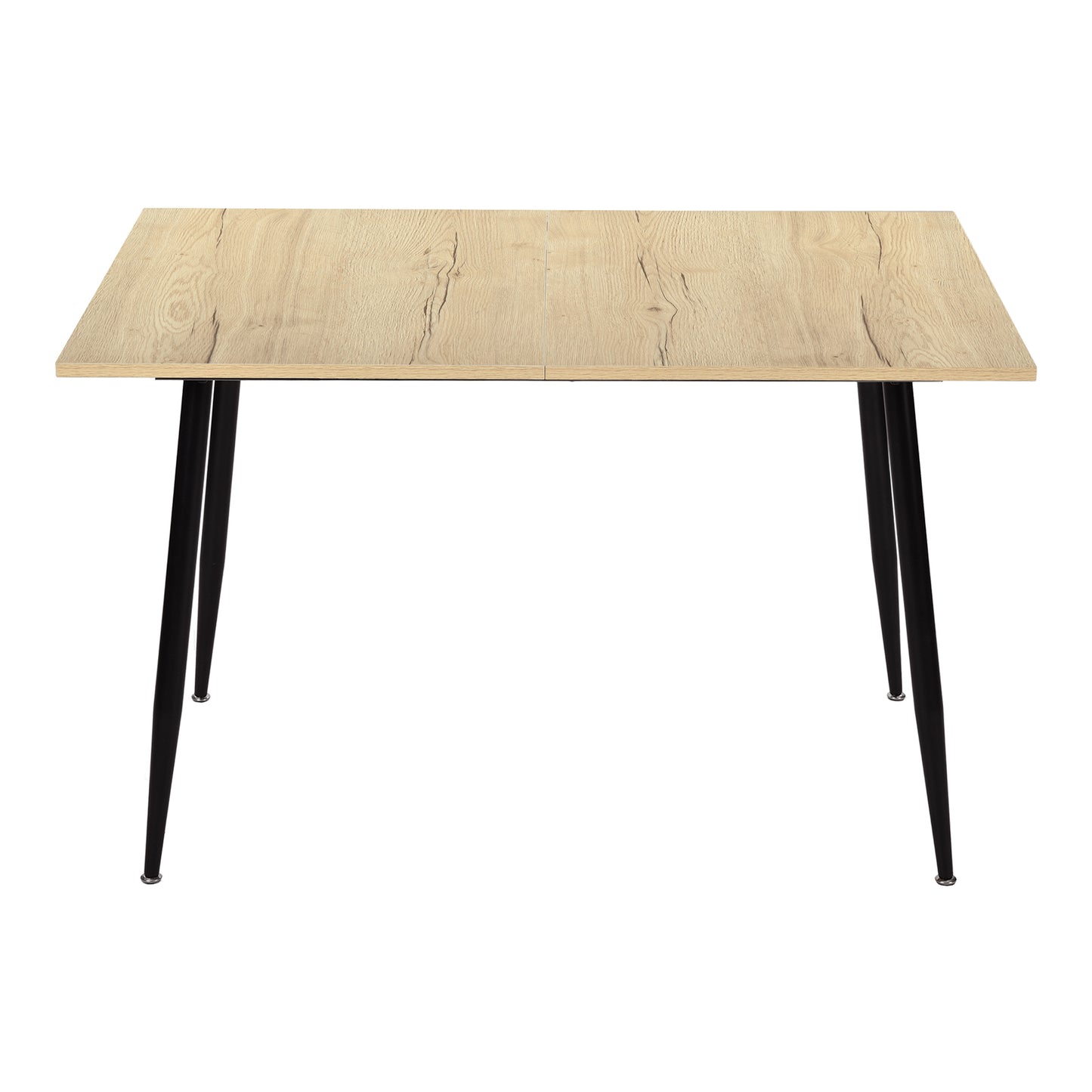 Table de salle à manger extensible ONAVA, table de cuisine rectangulaire en chêne, 120-160 cm