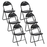 PEACOCKAR Folding Chair Set of 6