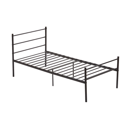 PRIMO Lit Simple en Métal  - Noir Lot de 2