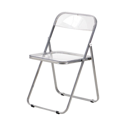 PURDY Chaises pliantes empilables Ensemble de 2/4/6 - Transparent