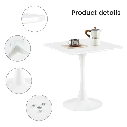 Table Tulipe Rectangulaire Blanche Balcon - RAMON