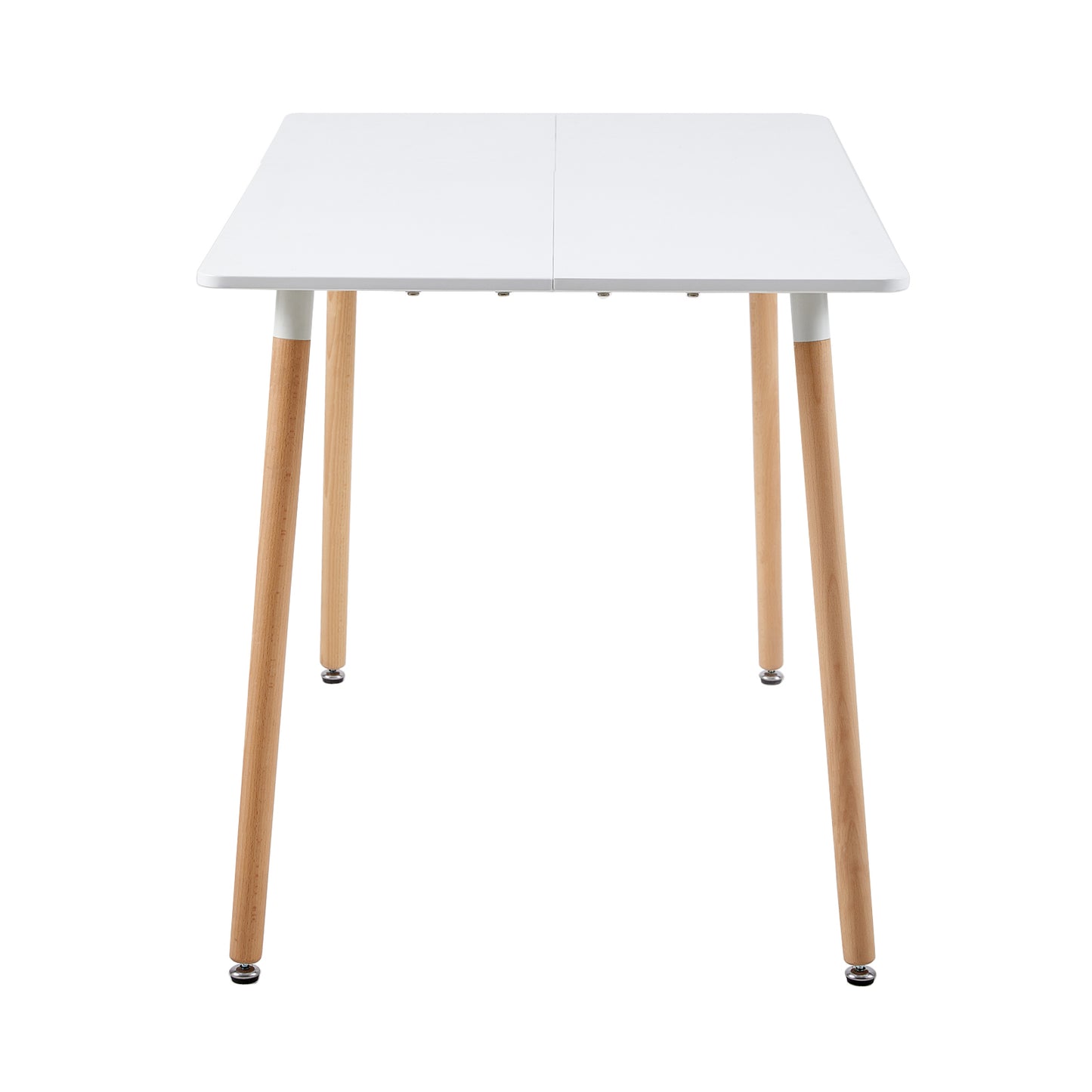 SAGE Rectangulaire Table de salle à manger Table de cuisine Table de conférence de bureau moderne Table basse - Noir/Blanc