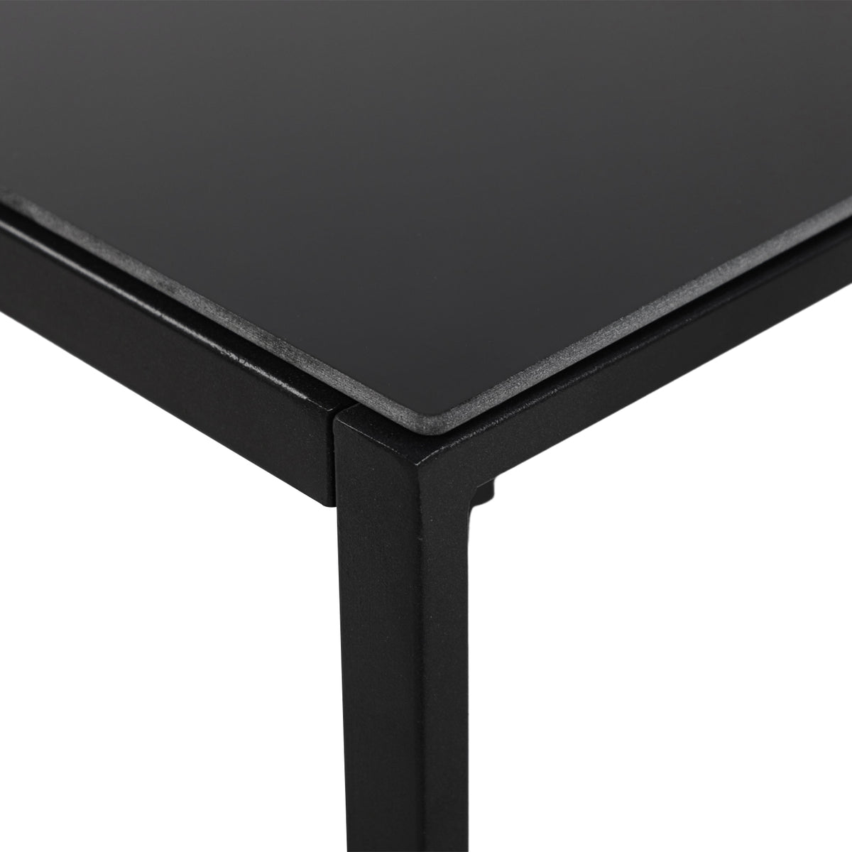 Ensemble de mobilier de jardin en rotin 5 pièces, 2 fauteuils + 2 repose-pieds + 1 table - Noir