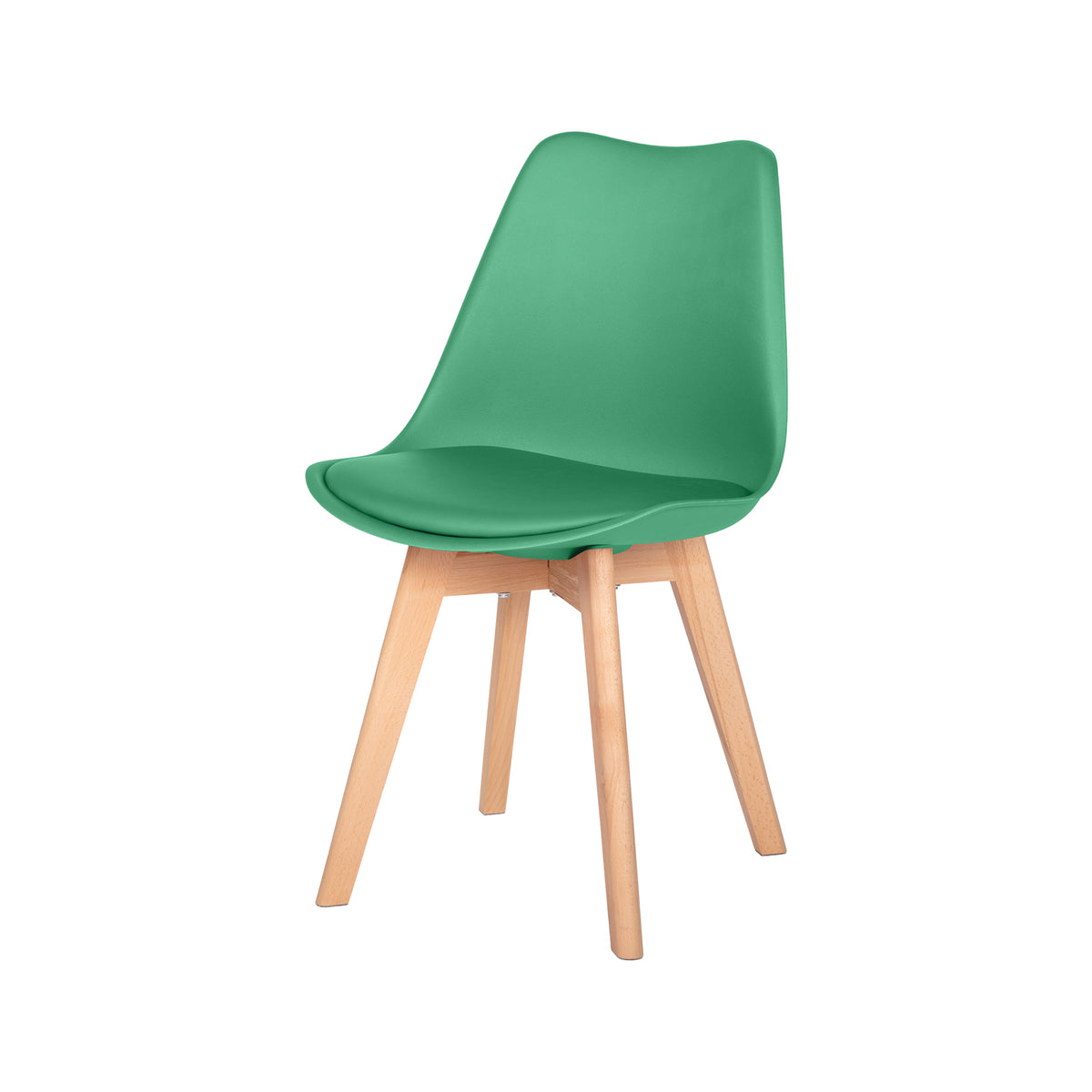Ensemble de 4 chaises de salle à manger TULIP - Vert lac
