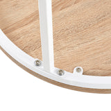 VERONA Table Basse Ensemble de 2, Design Minimaliste Peint, Rond, Diamètre 50*45CM/40*35CM