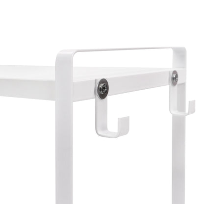 PONCE Étagère de rangement empilable pour cuisine, gain de place, 1/3/5 pièces - Feu/Bois/Blanc