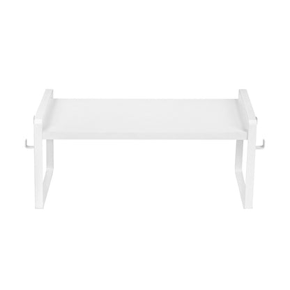 PONCE Étagère de rangement empilable pour cuisine, gain de place, 1/3/5 pièces - Feu/Bois/Blanc