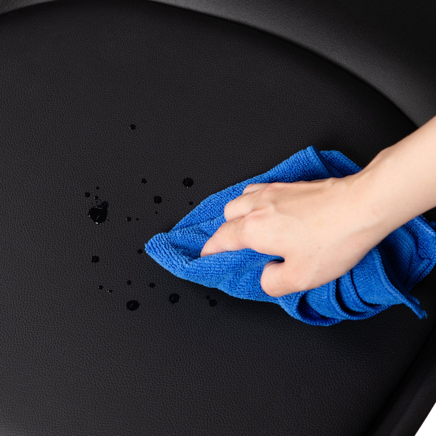 Ensemble de chaises de salle à manger pivotantes sans accoudoirs 360° – Set de 2/4 VINCO – Noir/Blanc/Gris