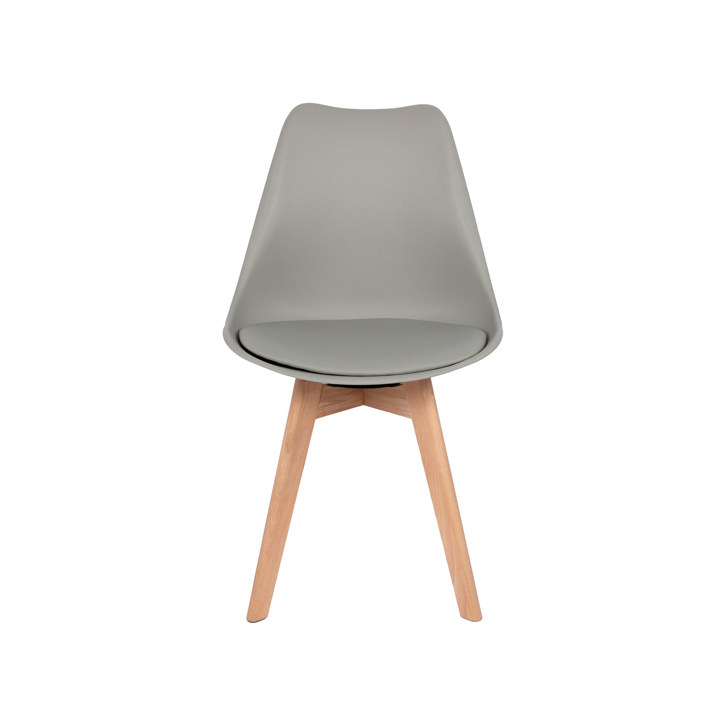 Ensemble de chaises de salle à manger pivotantes sans accoudoirs 360° – Set de 2/4 VINCO – Noir/Blanc/Gris
