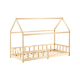 Lit Cabane Pour maison Enfants avec 196*97cm- Bois/Blanc - YORK