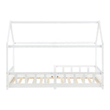 Lit Cabane Pour maison Enfants avec 196*97cm- Bois/Blanc - YORK