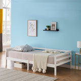 FLAT Lit Simple Cadre de Lit en Bois Massif 90x190cm