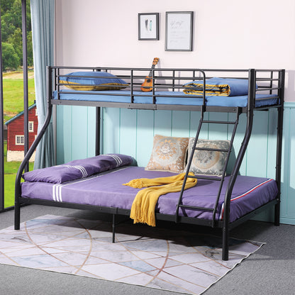 BUNK Lit superposé en métal Noir de