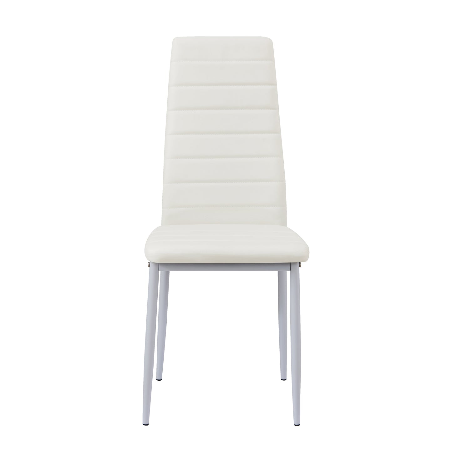 ANN PVC Esszimmerst¨¹hle Moderner K¨¹chenstuhl bequemer Polsterstuhl - Schwarz/Wei?/Dunkelgrau
