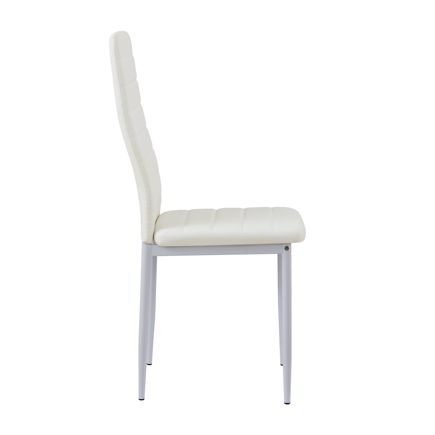 ANN PVC Esszimmerst¨¹hle Moderner K¨¹chenstuhl bequemer Polsterstuhl - Schwarz/Wei?/Dunkelgrau