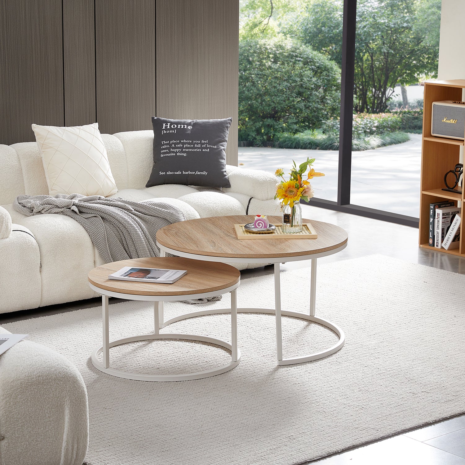 Ensemble de tables basses gigognes modernes EGGREE