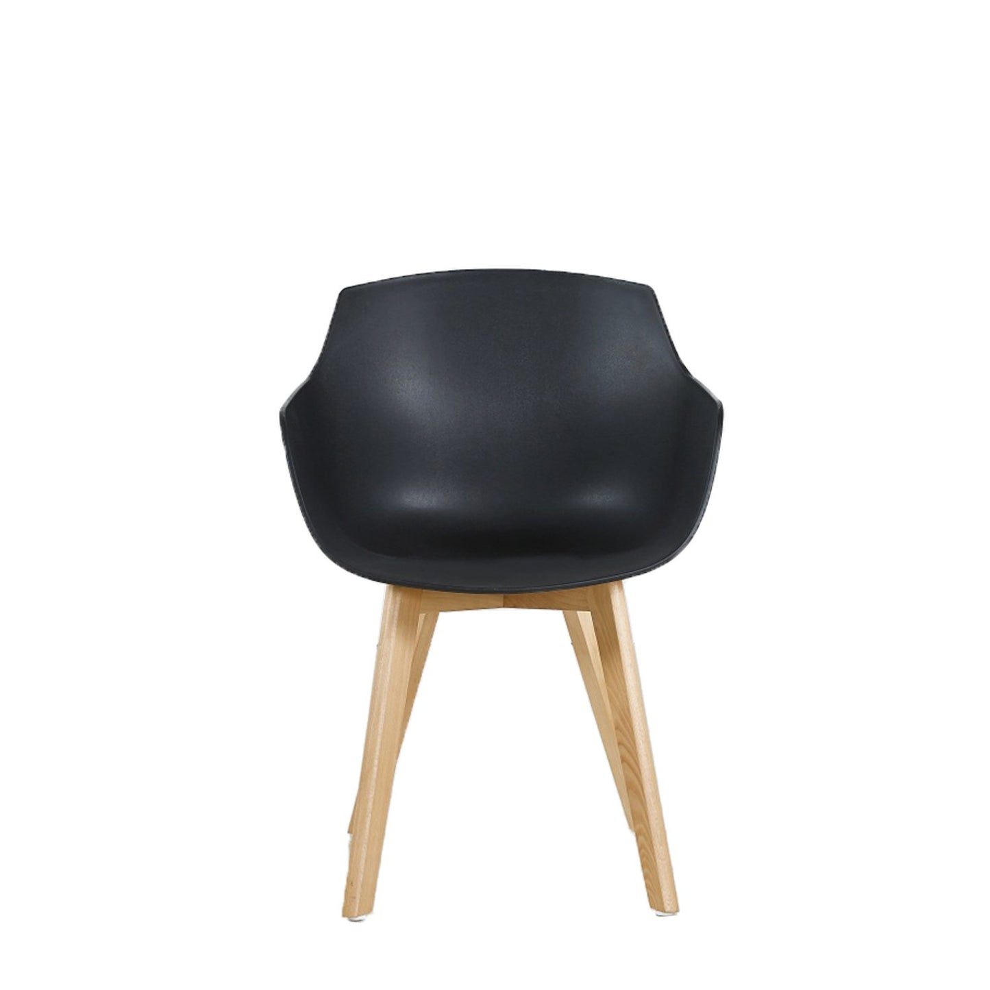 Chaises Scandinaves de Salle à Manger en Bein Hêtre avec  Lot de 2/4 - Noir/Blanc/Gris-CLOVER