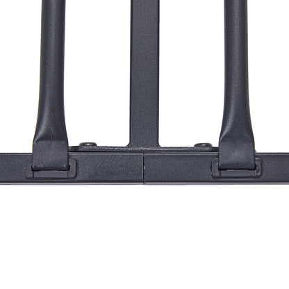 MILO Lit Simple/Double en Métal 94 * 196 cm/143 * 196 cm - Noir