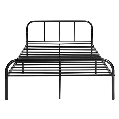 MILO Lit Simple/Double en Métal 94 * 196 cm/143 * 196 cm - Noir