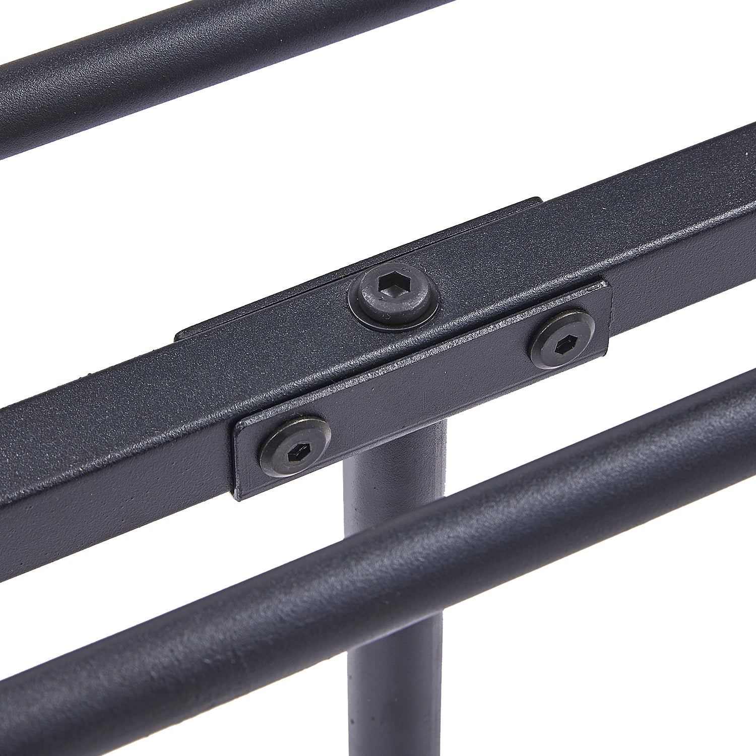 MILO Lit Simple/Double en Métal 94 * 196 cm/143 * 196 cm - Noir