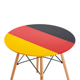 RAY Table de Salle à Manger Scandinave Table de Cuisine Ronde avec Jambes en Hêtre 80 * 80 * 75 cm - Allemagne